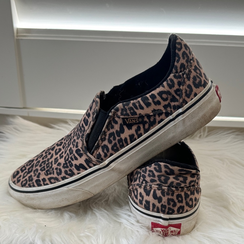 Vans Cheetah Print Slip-On Shoes